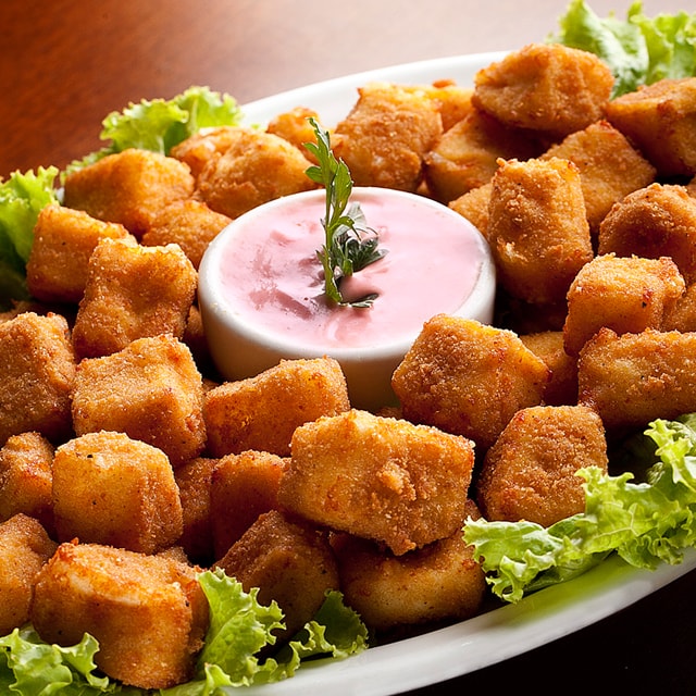 Queijo coalho milanesa