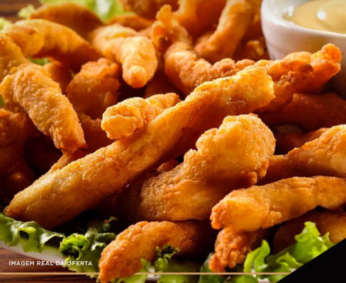 Isca de Frango à Milanesa