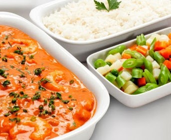 Filé ao molho de camarões